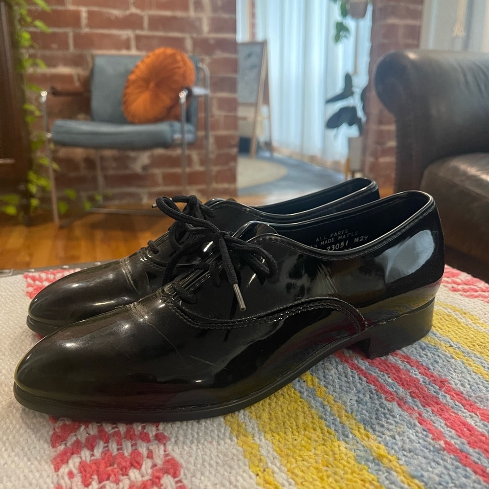 Barclay Black Derby Oxfords Lace Ups